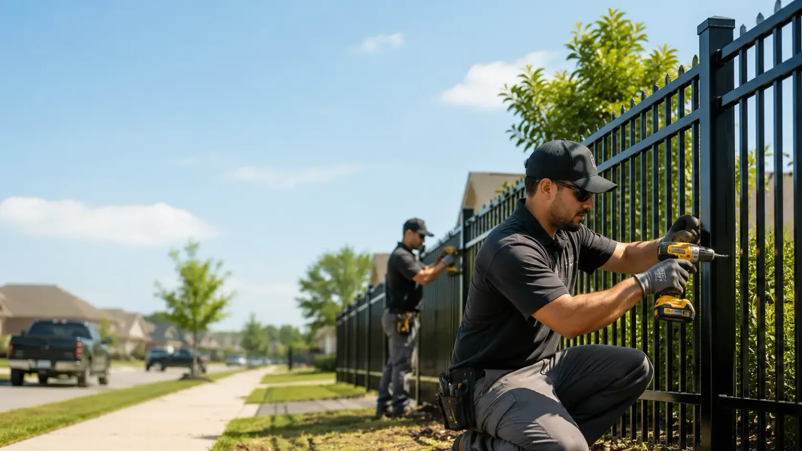 Metal Fence Installation in Cushing, TX